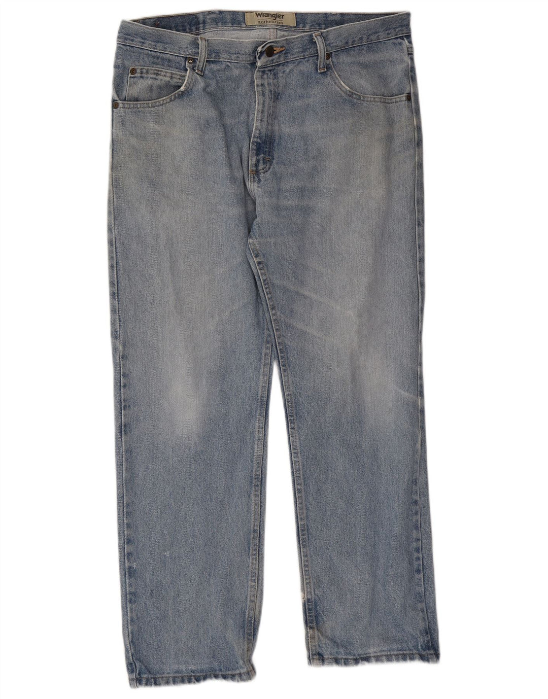 Blugi drepti pentru bărbați Wrangler W36 L29 Bumbac albastru