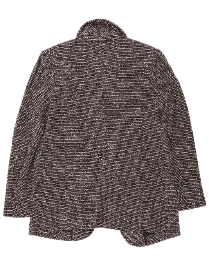Jachetă Blazer deschisă pentru femei Marks & Spencer UK 12 Medium Black Flecked