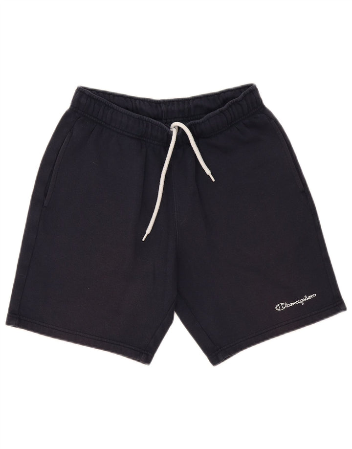 Pantaloni scurți sport pentru bărbați CHAMPION, bumbac mediu albastru bleumarin