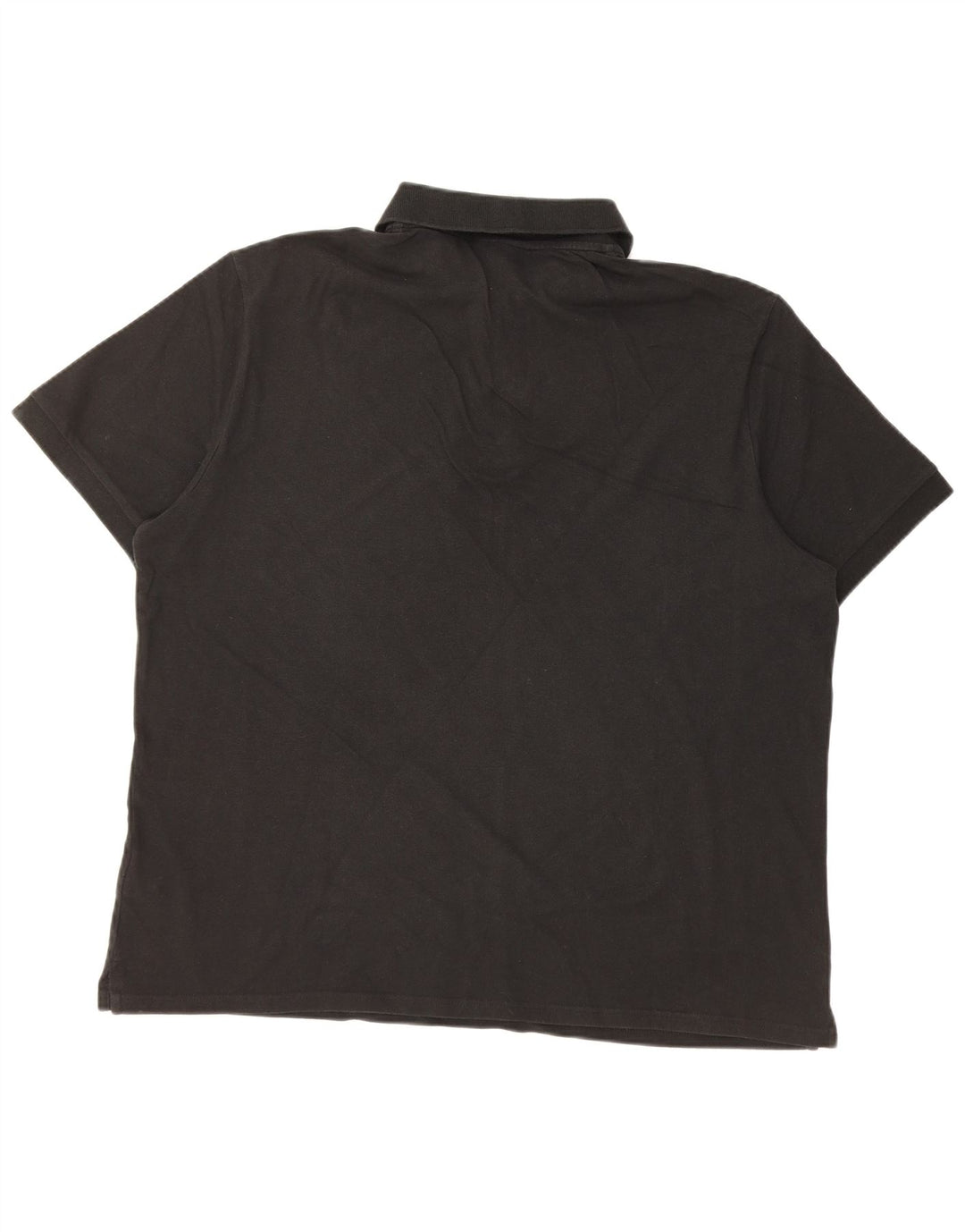 TRUSSARDI JEANS Tricou polo pentru bărbați 3XL bumbac negru