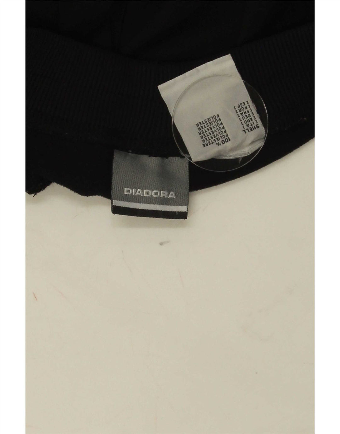 Pantaloni de trening Diadora pentru femei UK 12 Poliester mediu negru
