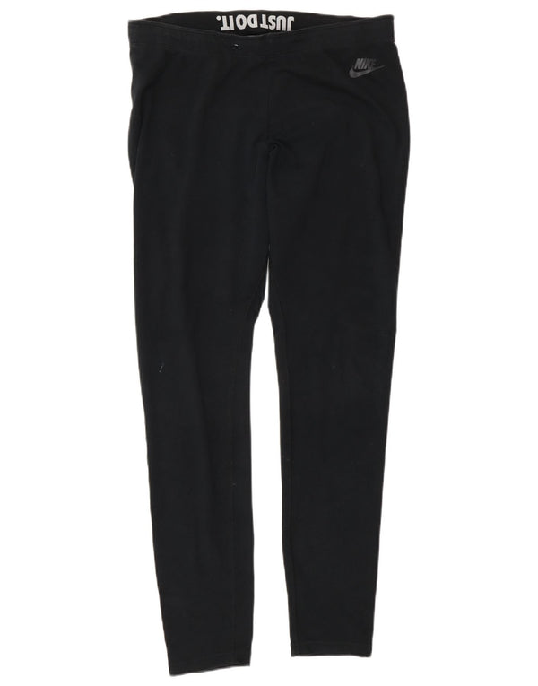 Leggings grafic Nike pentru femei UK 14 Large Black