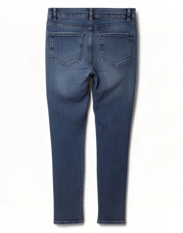 Marks & Spencer Blugi skinny The Ivy Crop pentru femei UK 14 Large W32 L26 Blue