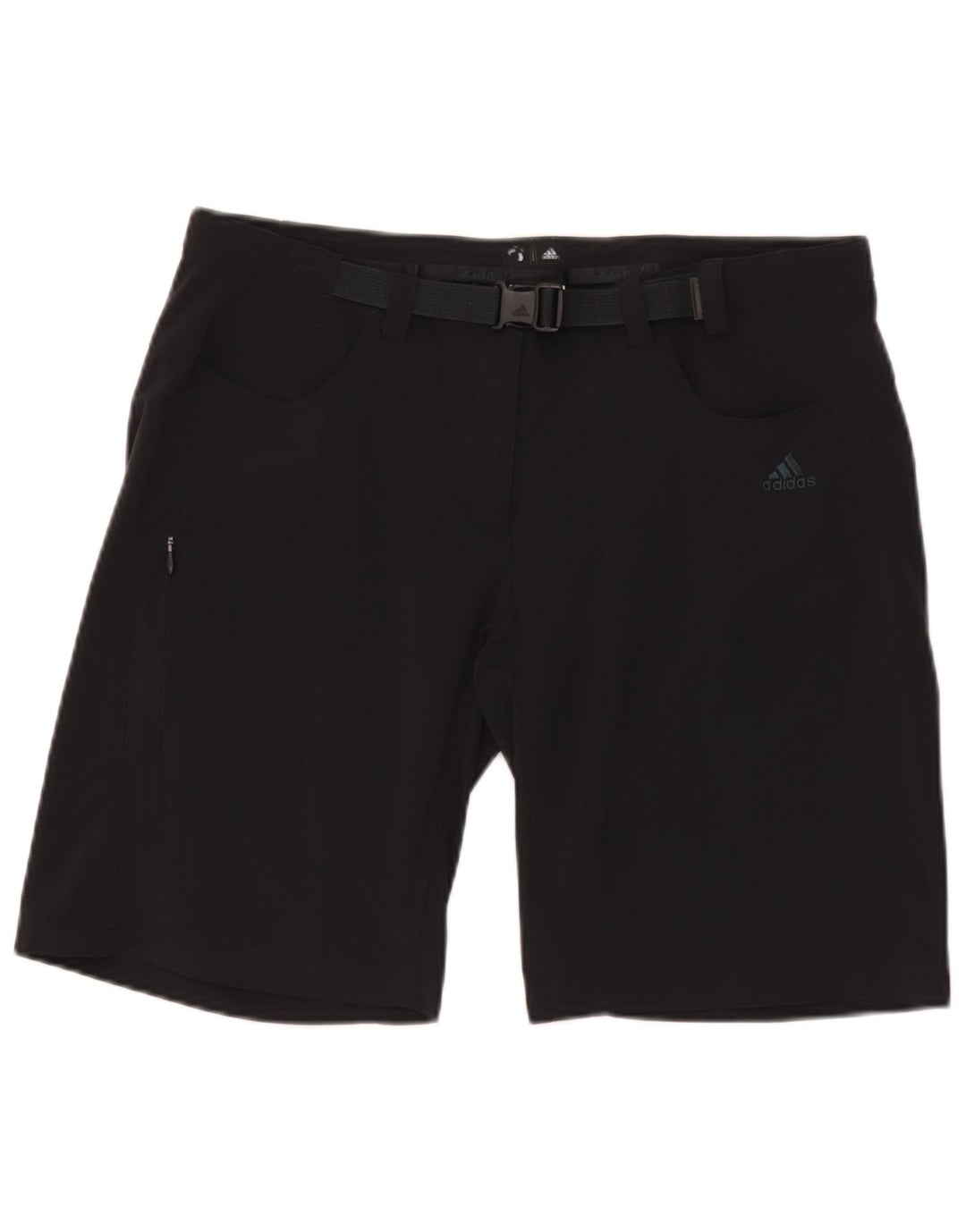 Pantaloni scurți cargo adidas pentru femei UK 16 Large W34 Nylon negru
