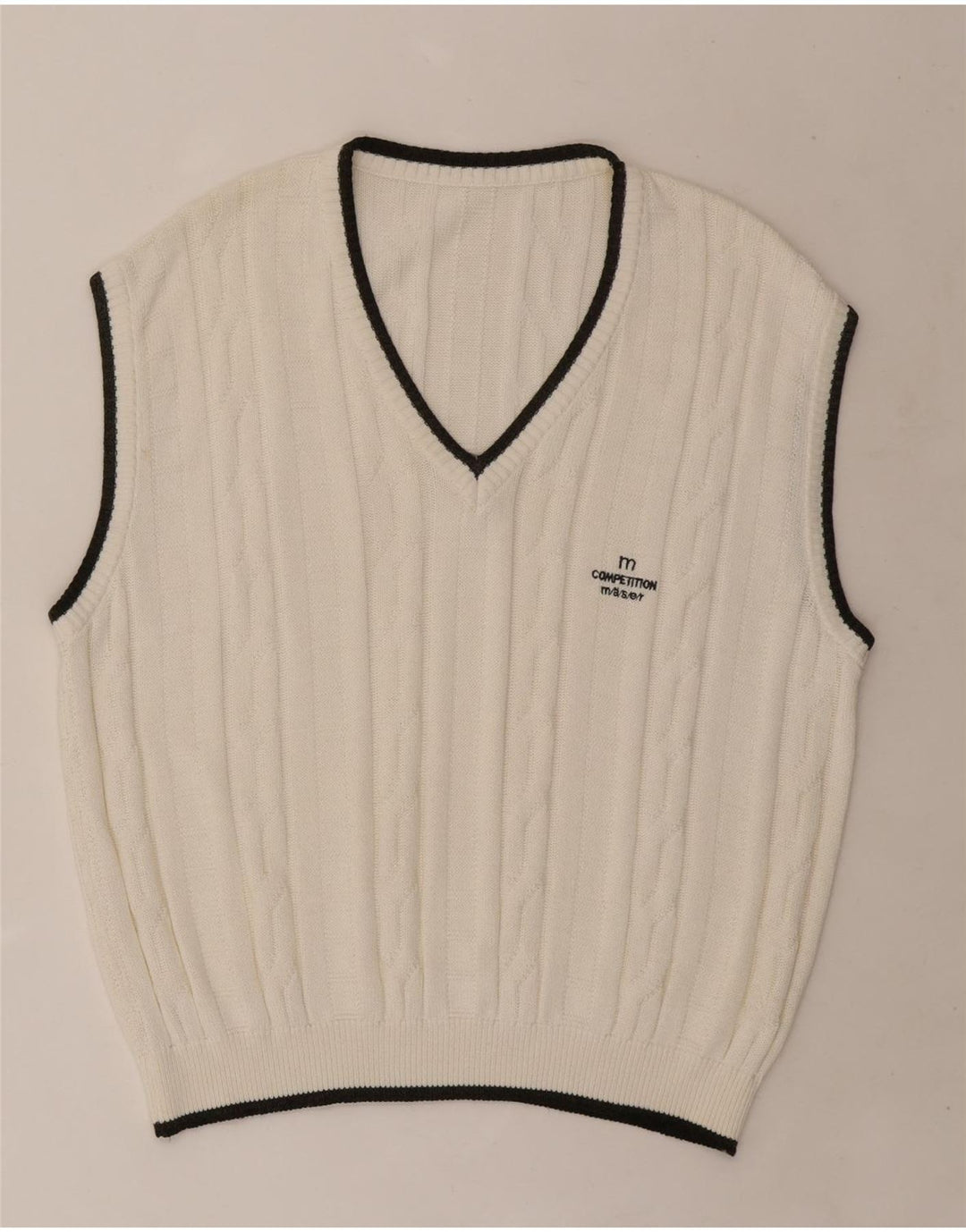 VINTAGE Vest pentru bărbați Tank Top XL Alb