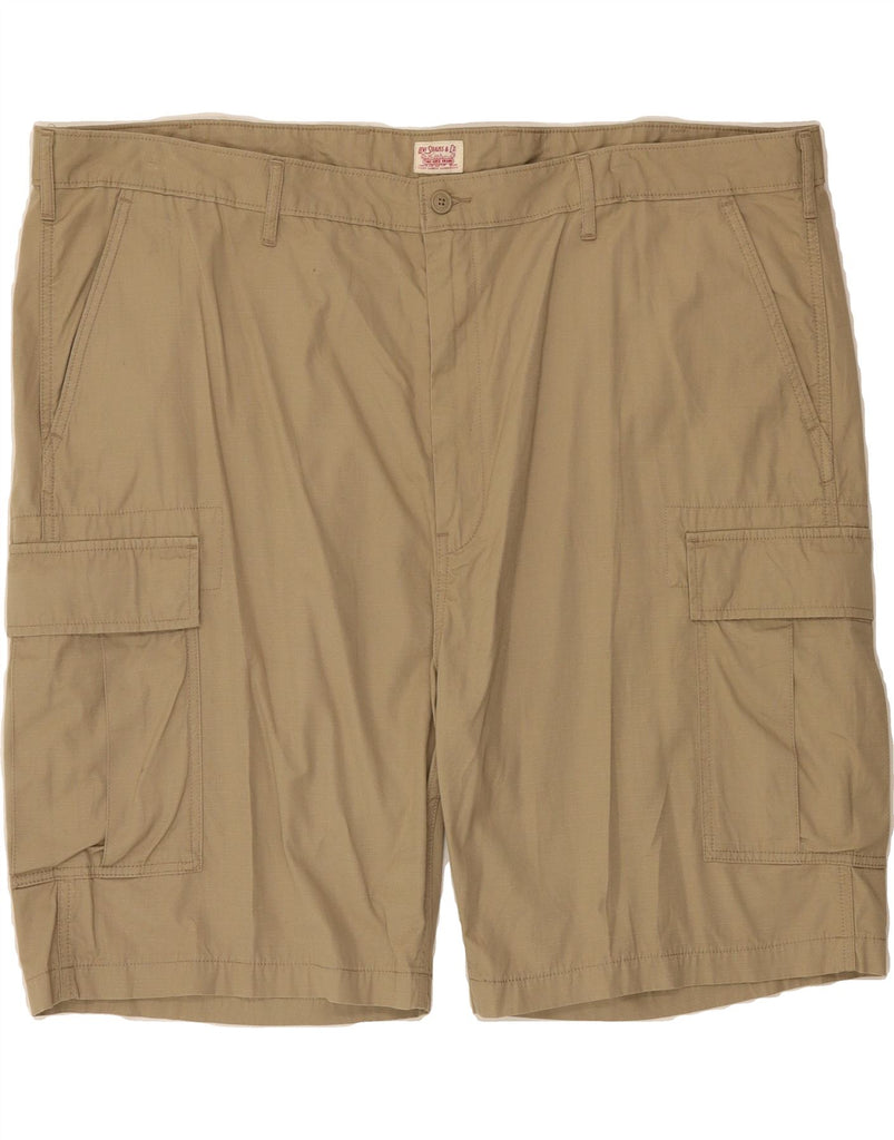 LEVI'S Mens Cargo Shorts W50 4XL Beige Cotton Vintage Levi's and Second-Hand Levi's from Messina Hembry 