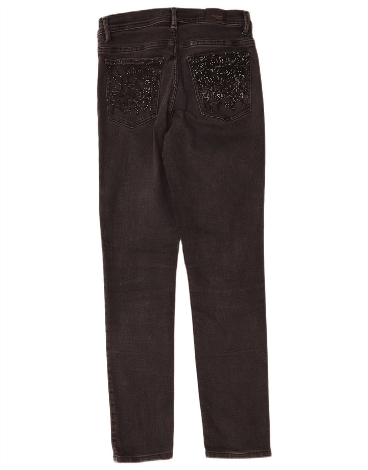 Trussardi blugi subțiri pentru femei W27 L27 bumbac gri