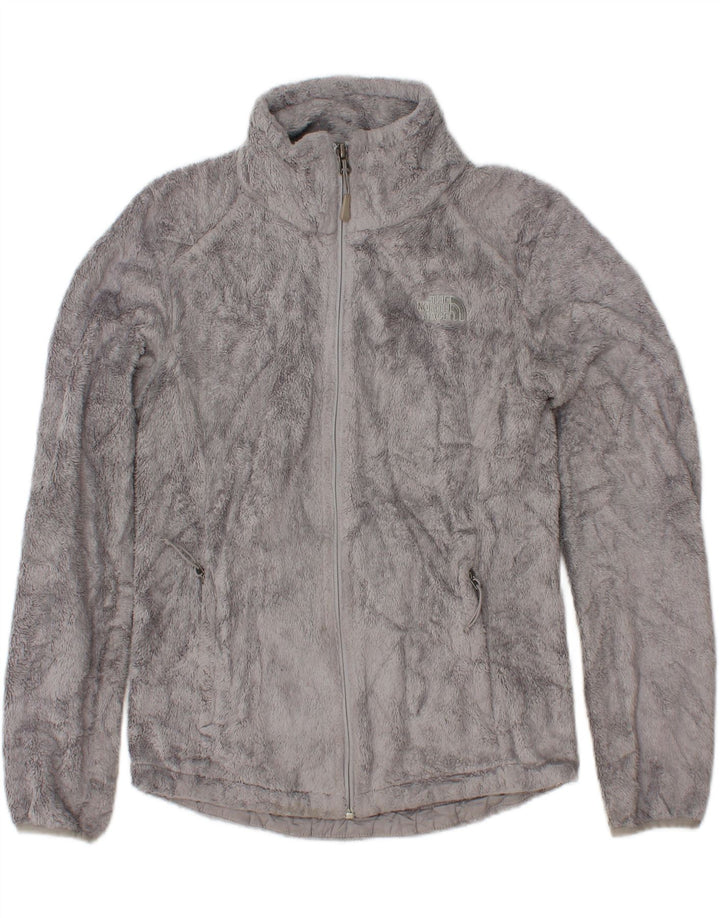 THE NORTH FACE Womens Fleece Jacket UK 6 XS Grey Polyester