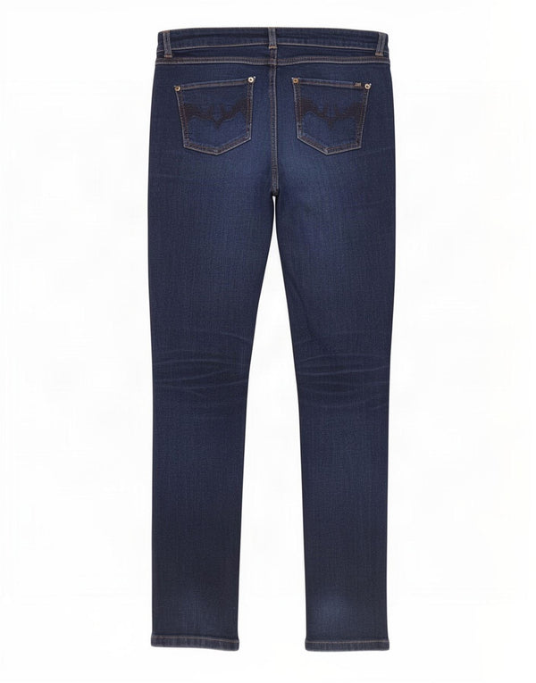 Blugi skinny pentru femei Oasis Cherry UK 10 Small W28 L31 Bumbac bleumarin