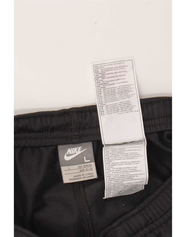 Pantaloni de trening Nike pentru băieți 12-13 ani, mari, gri, poliester color bloc