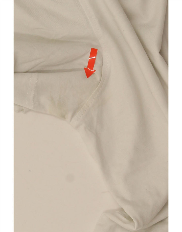 TOMMY HILFIGER Tricou pentru bărbați Top mare din bumbac alb