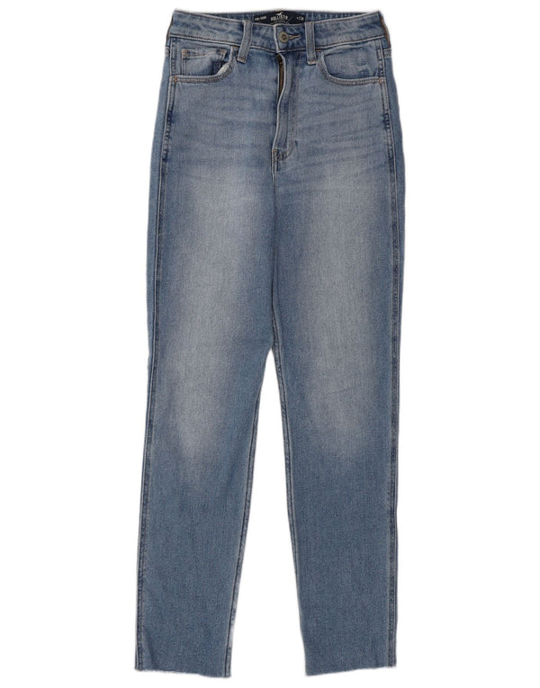 Hollister blugi mom jeans cu talie înaltă pentru femei US 00 2XS W23 L28 albastru