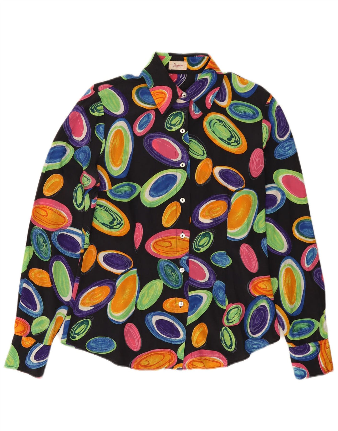 Bluză cămașă pentru femei INGRAM cu model abstract IT 42 Medium Multicolor