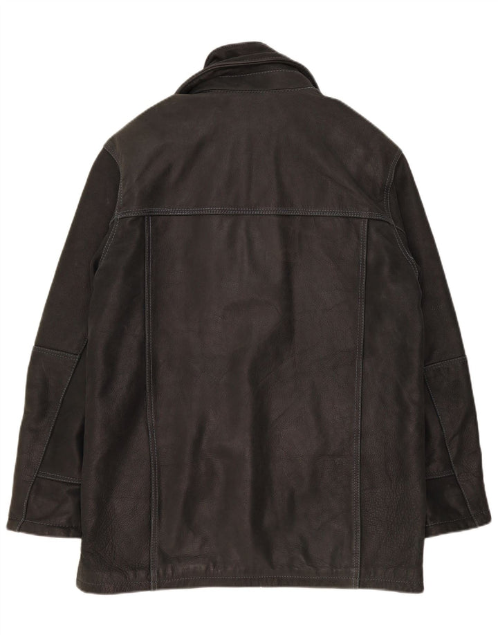 Jachetă de piele pentru bărbați Scandianavia UK 36, gri mică