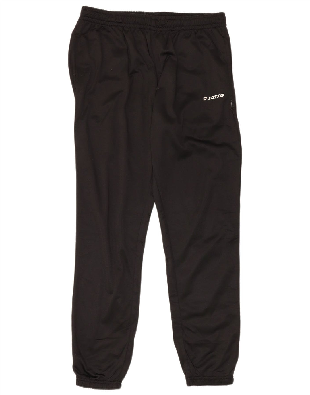 Pantaloni de trening pentru bărbați Lotto Joggeri mari, negru, poliester