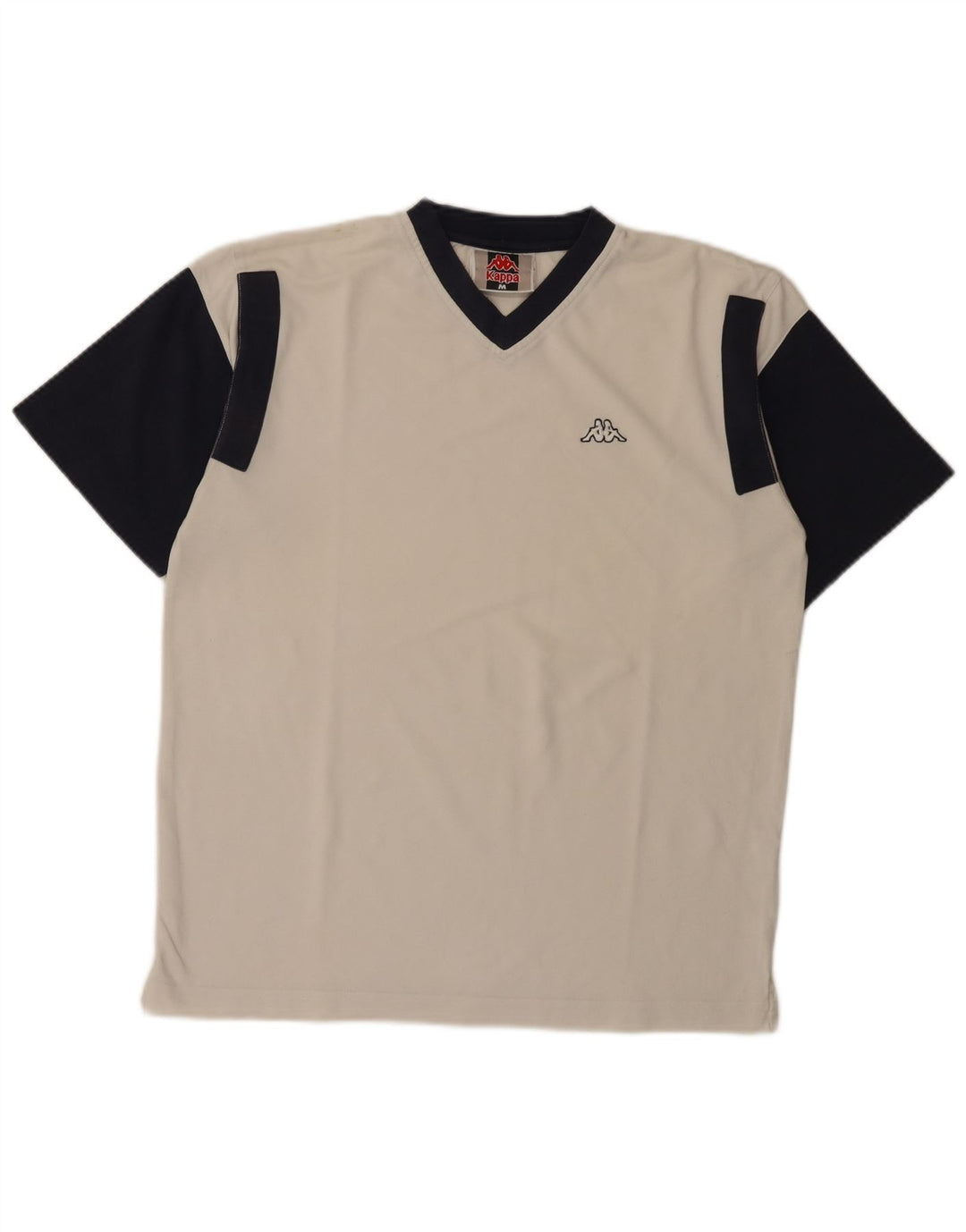 Tricou pentru bărbați Kappa Top Medium White Colorblock Bumbac