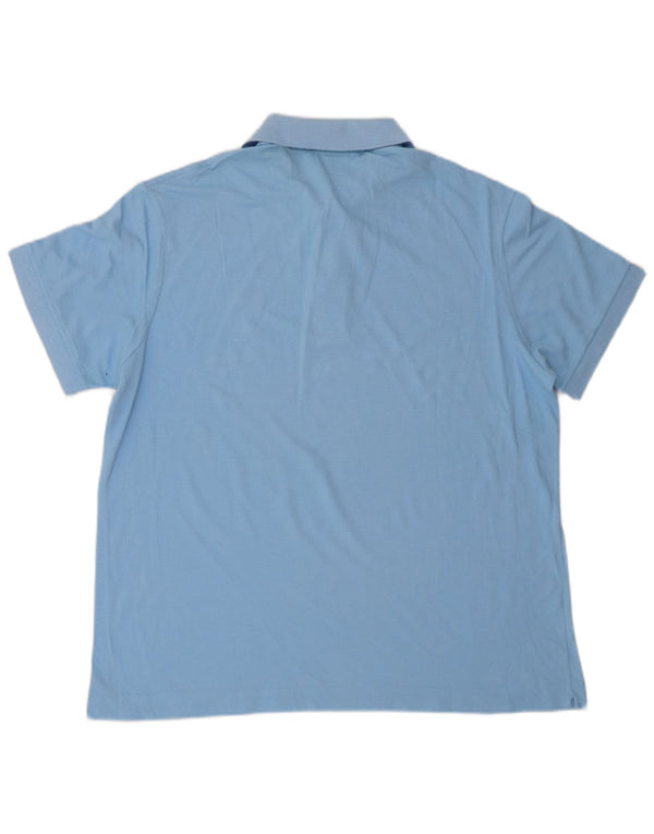 Tricou polo pentru bărbați Lacoste Mărimea 6 XL Bumbac albastru