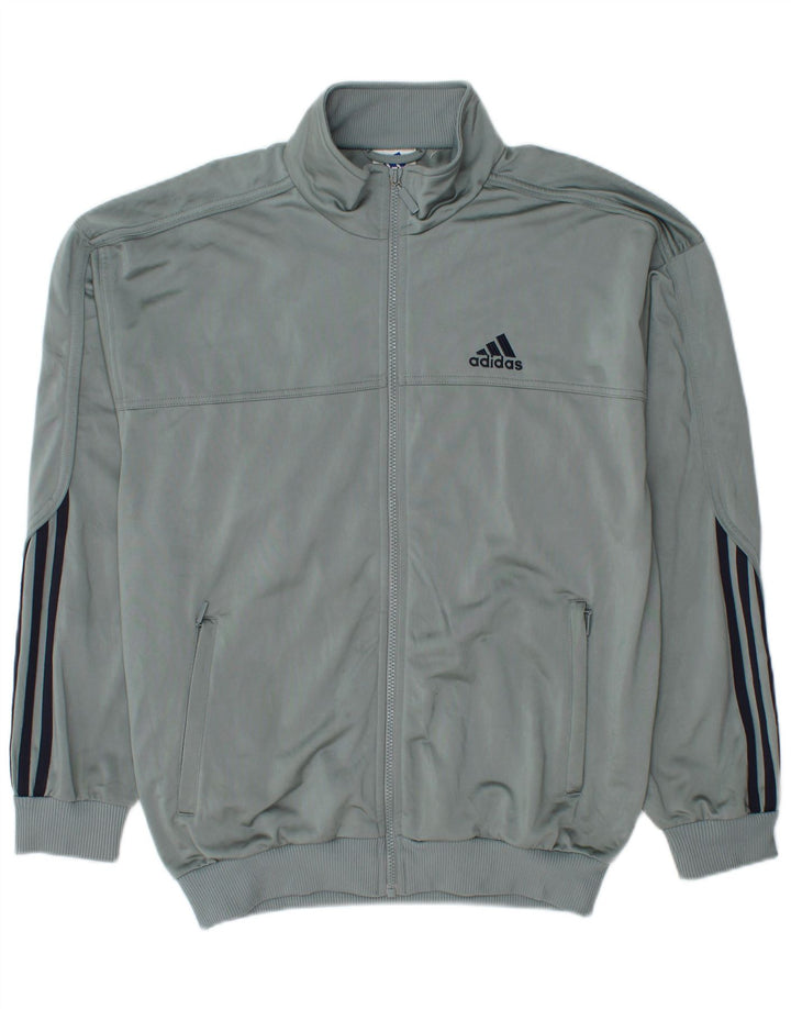 Jachetă de trening pentru bărbați ADIDAS UK 38/40 Poliester albastru mediu