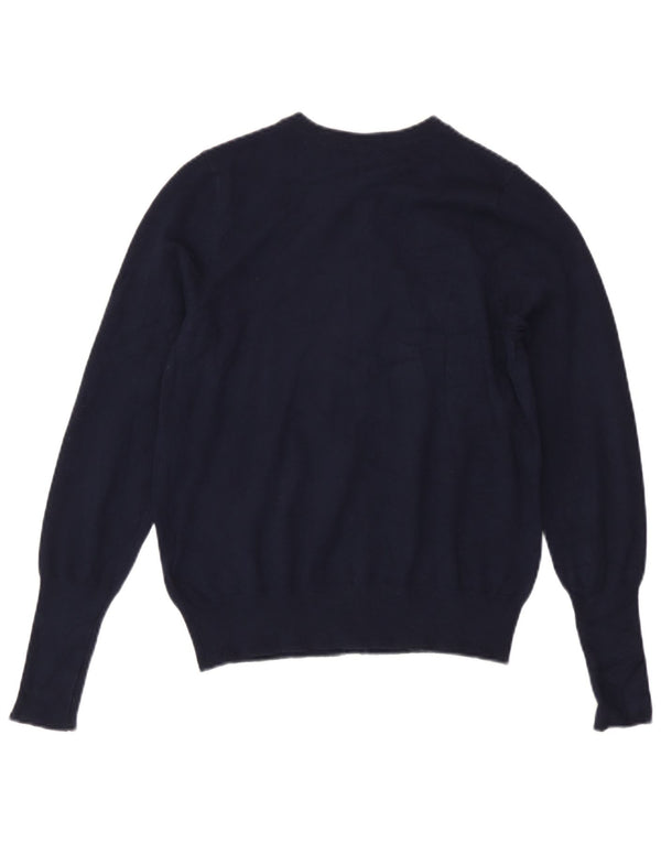 Pulover cardigan pentru femei Marks & Spencer UK 10 mic, bleumarin, viscoză