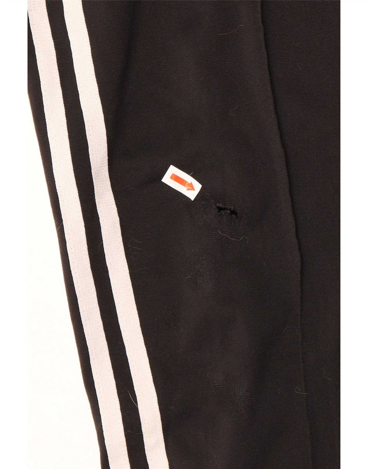 Pantaloni de trening Adidas pentru femei UK 14 Poliester negru mare