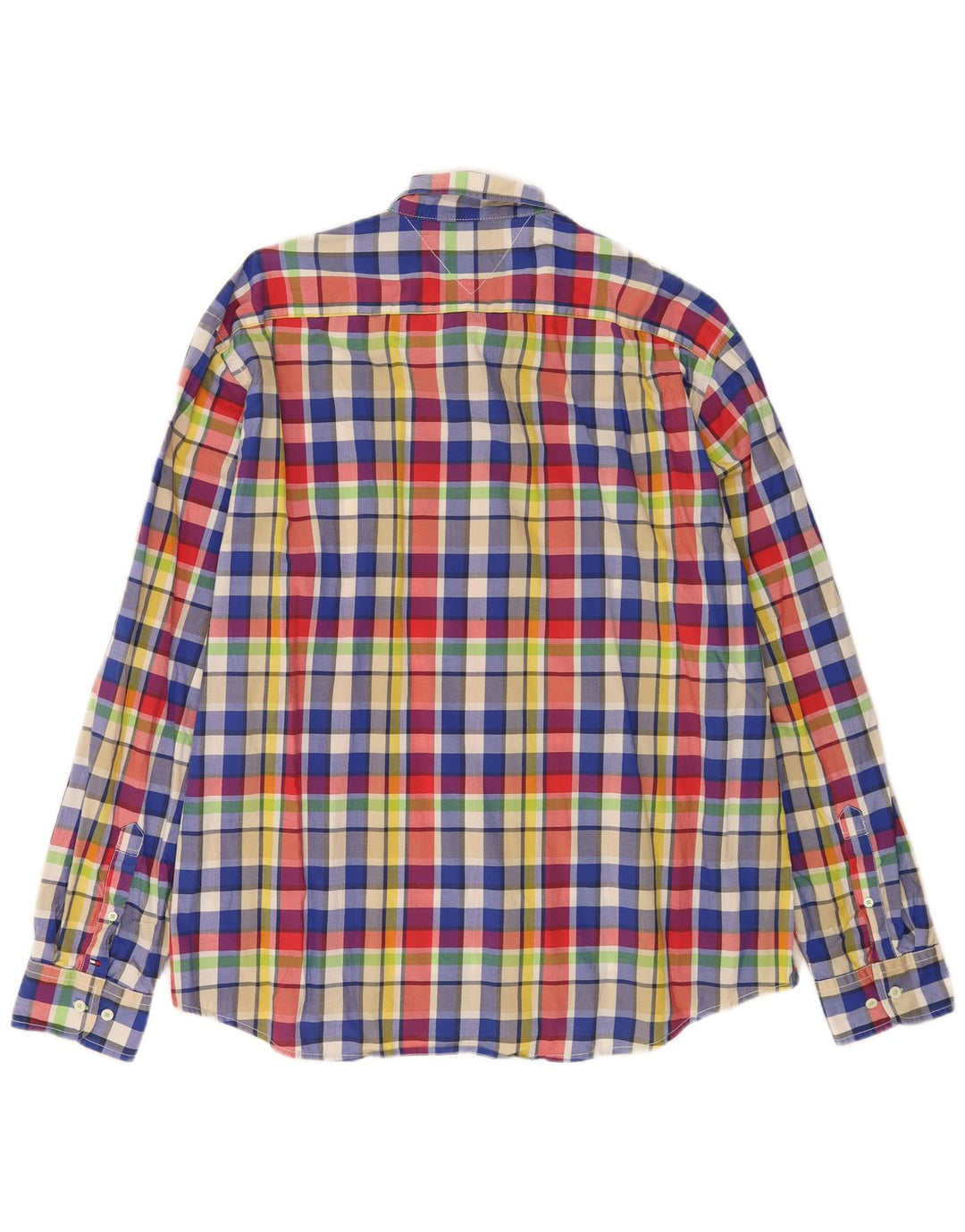 Cămașă personalizată pentru bărbați Tommy Hilfiger 2XL, bumbac cu carouri multicolore