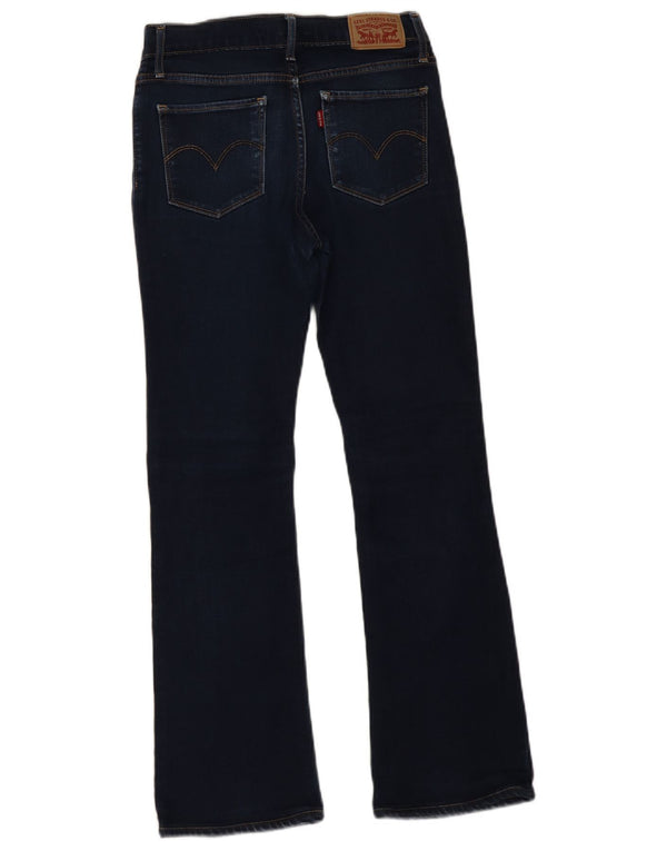 Blugi Levi's 715 Bootcut pentru femei W26 L27 bumbac bleumarin