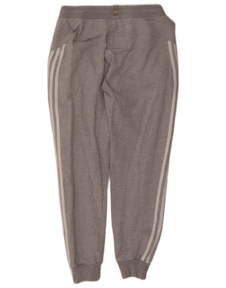 Pantaloni de trening Adidas pentru femei Joggeri din bumbac gri mediu