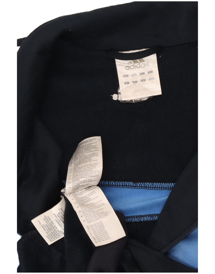 Jachetă de trening pentru bărbați Adidas, mare, albastru, poliester color bloc