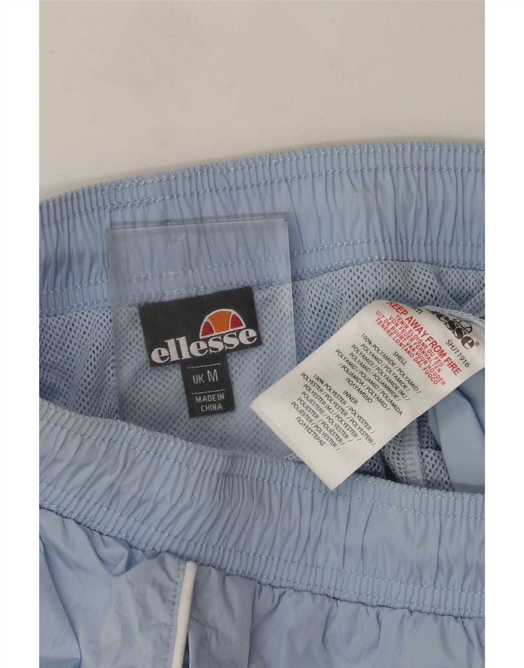 Pantaloni scurti sport Ellesse pentru femei UK 14 Medium Blue Poliamidă