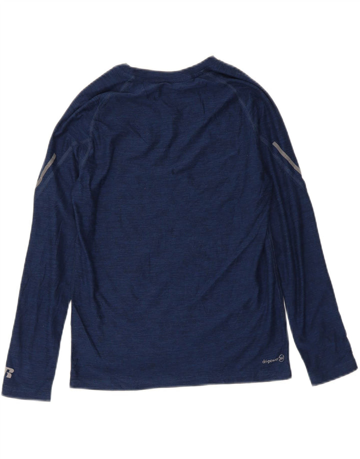 RUSSELL ATHLETIC Boys Top Long Sleeve 10-11 Years Large Navy Blue Vintage Russell Athletic and Second-Hand Russell Athletic from Messina Hembry 