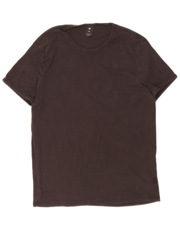 Tricou Bărbați G-Star Top 2XL Maro Bumbac