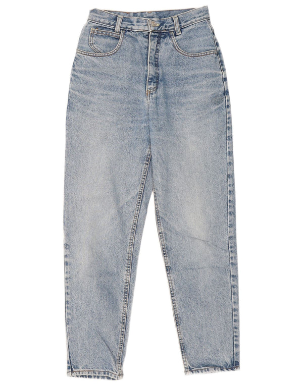 Fordocks Blugi conici pentru femei cu talie înaltă IT 42 Medium L26 L27 Bumbac albastru