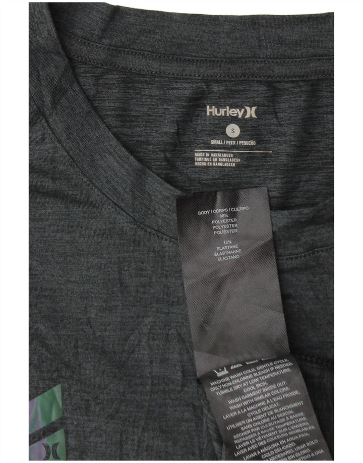 Tricou pentru bărbați Hurley Petit Top mic, gri, poliester