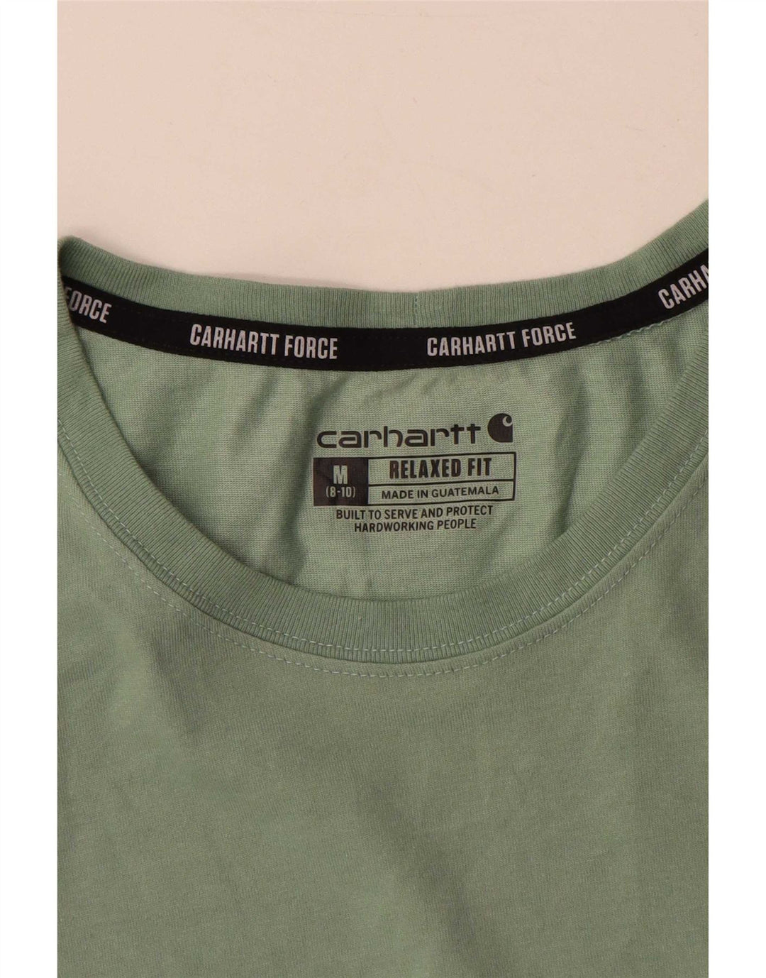 Top cu vestă Carhartt pentru femei, cu o formă relaxată, UK 8/10, poliester verde mediu