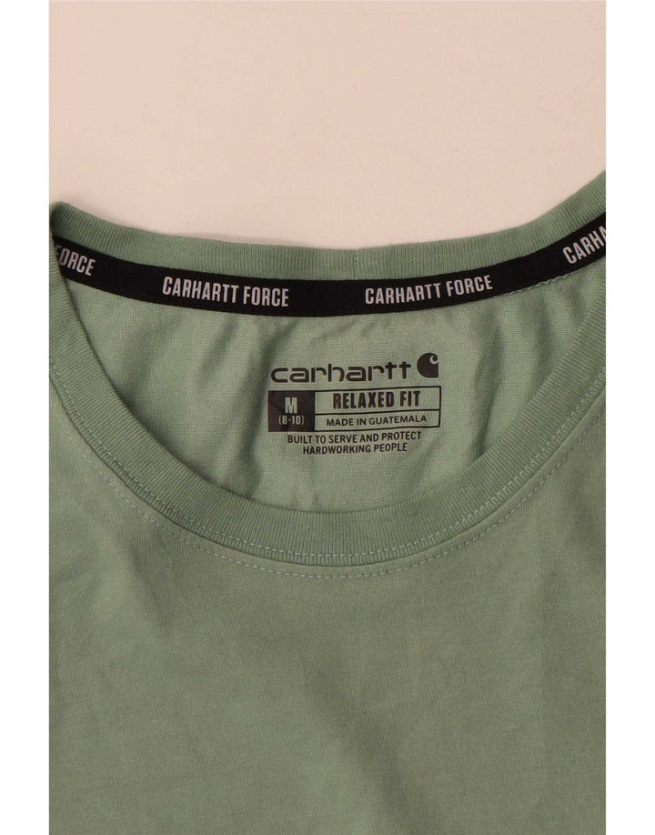 Top cu vestă Carhartt pentru femei, cu o formă relaxată, UK 8/10, poliester verde mediu