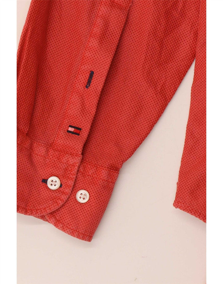 Cămașă Tommy Hilfiger pentru bărbați, mare, roșu, bumbac
