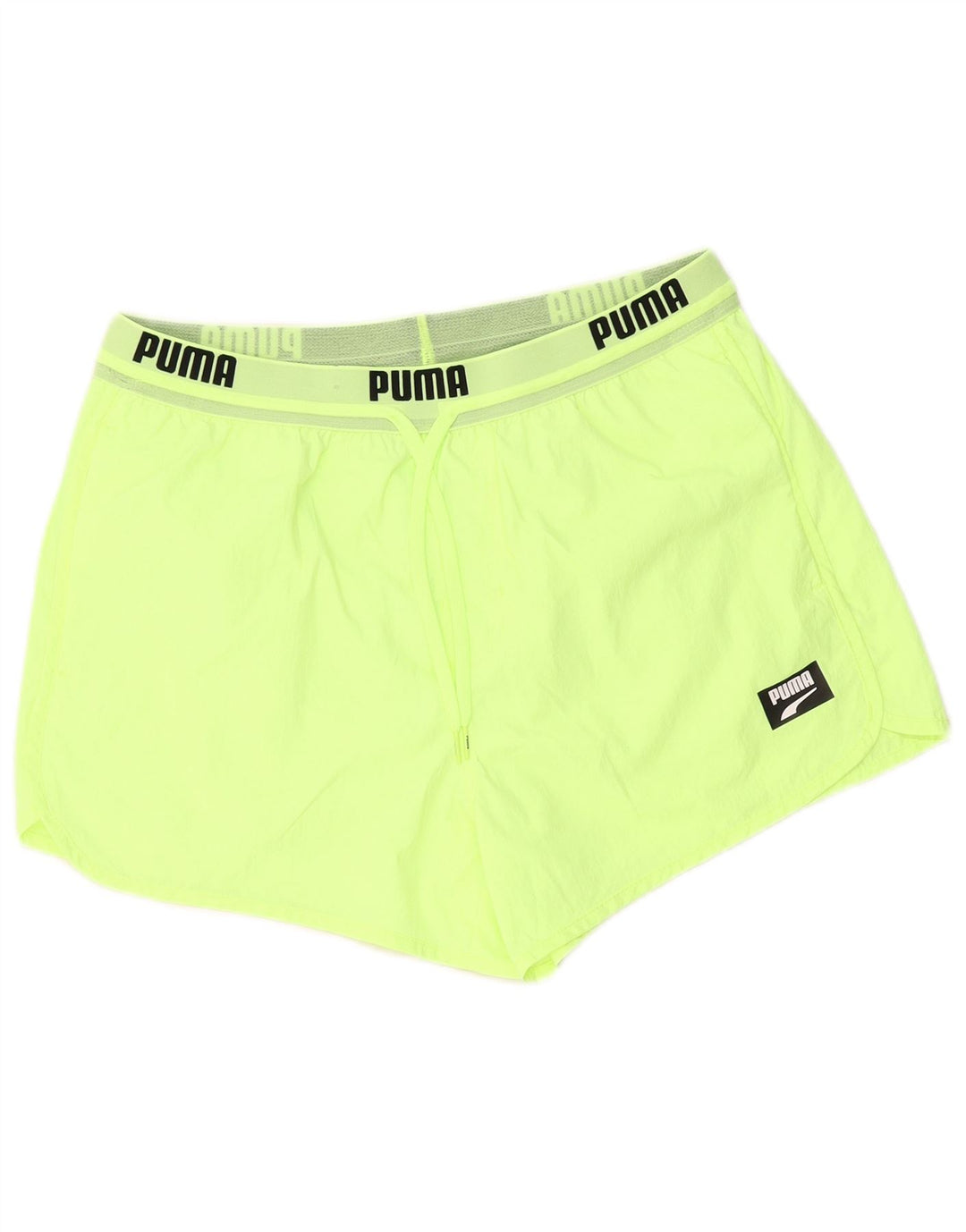 Pantaloni scurți sport grafic Puma pentru bărbați, poliamidă verde mediu
