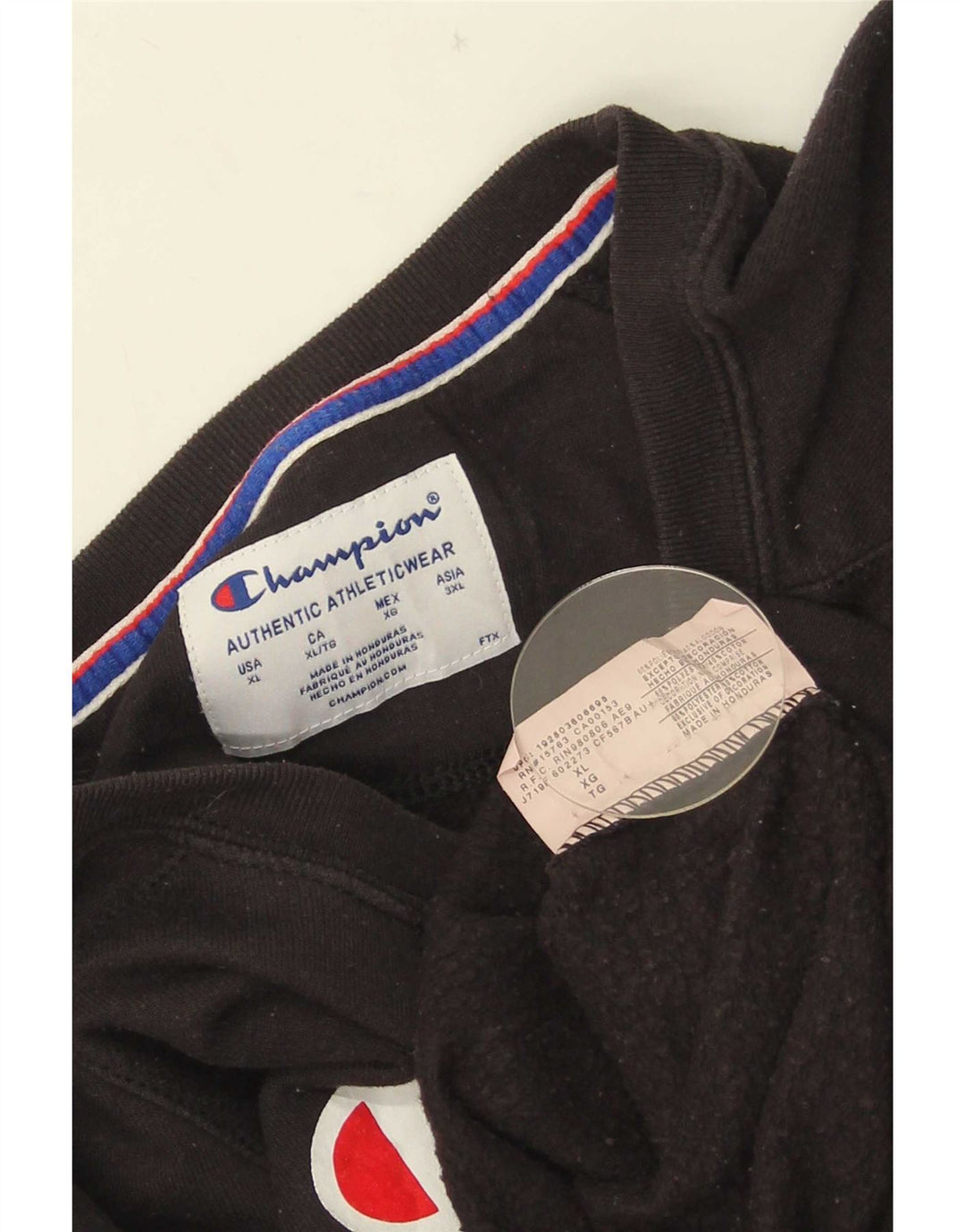 Pulover cu grafic pentru femei Champion UK 18 XL Poliester negru