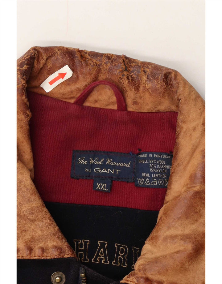 Bomber Gant pentru bărbați UK 44 2XL Lână bleumarin