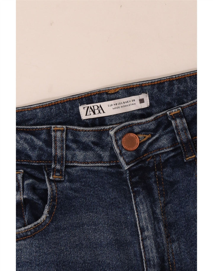 Blugi evazați pentru femei Zara EU 40 Medium W30 L34 Albastru