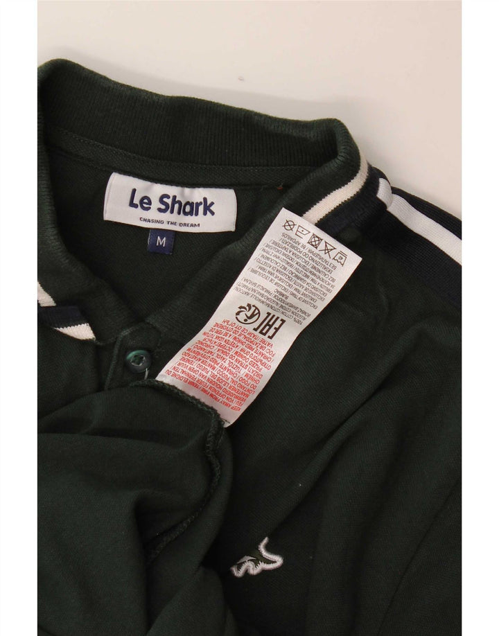 Tricou polo pentru bărbați Le Shark, bumbac verde mediu