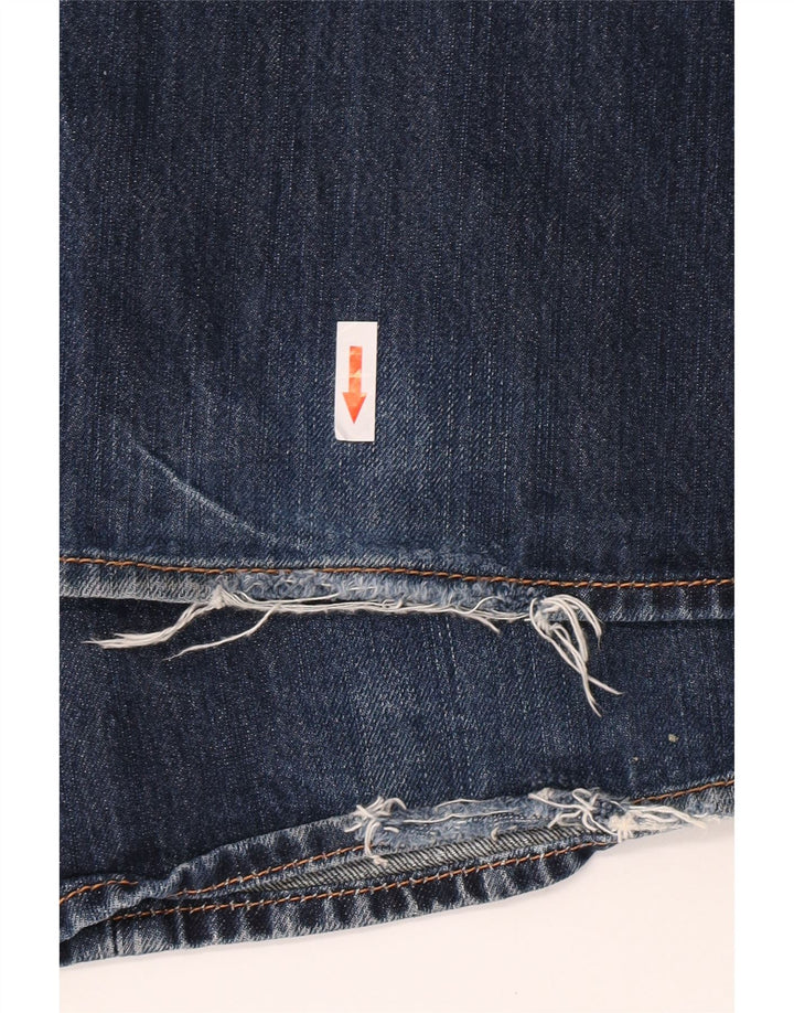 Blugi pentru bărbați Levi's 527 Bootcut W34 L32 Bumbac albastru