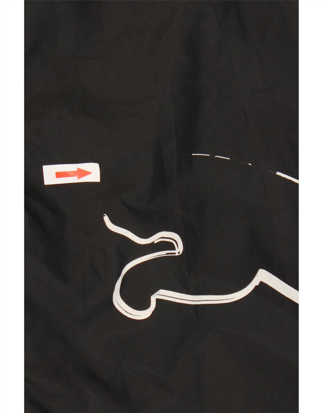 Pantaloni de trening Puma Graphic pentru bărbați, poliamidă neagră medie