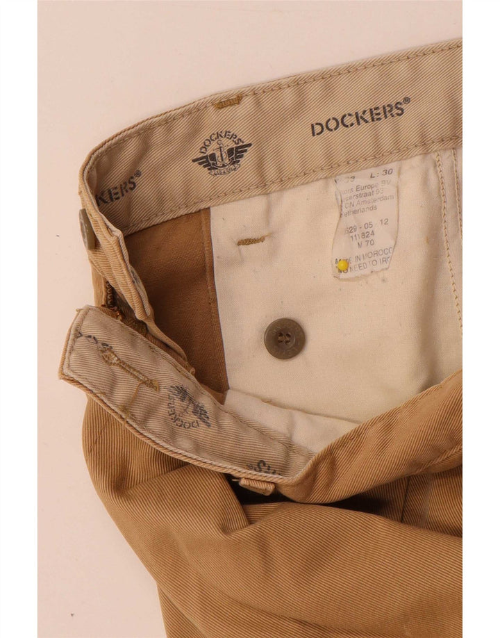 Pantaloni chino pentru bărbați Dockers Pegged W33 L30 bej