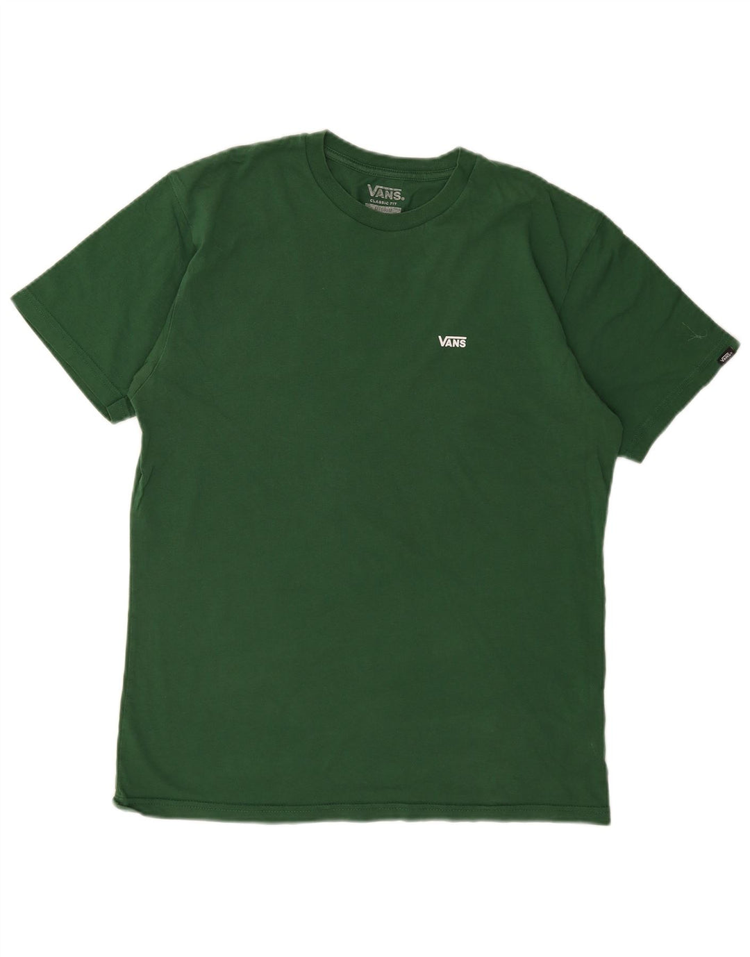 Tricou VANS Classic Fit pentru bărbați Top din bumbac verde mediu