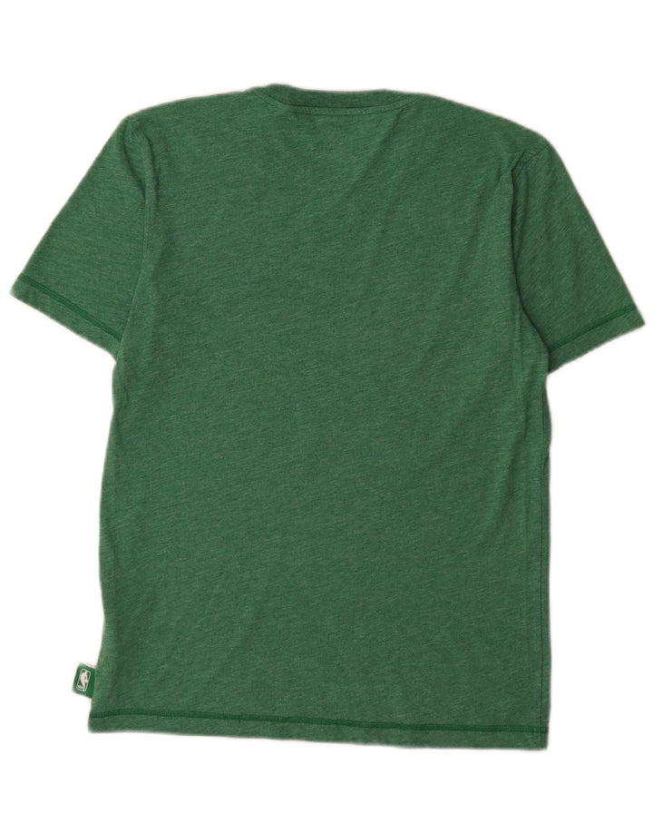 Tricou grafic Adidas Boston Celtics pentru bărbați Top mic, verde, poliester