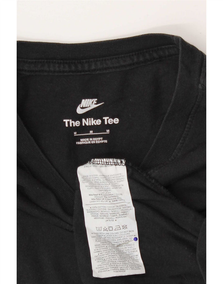 Tricou pentru bărbați Nike Top Mediu Negru Bumbac