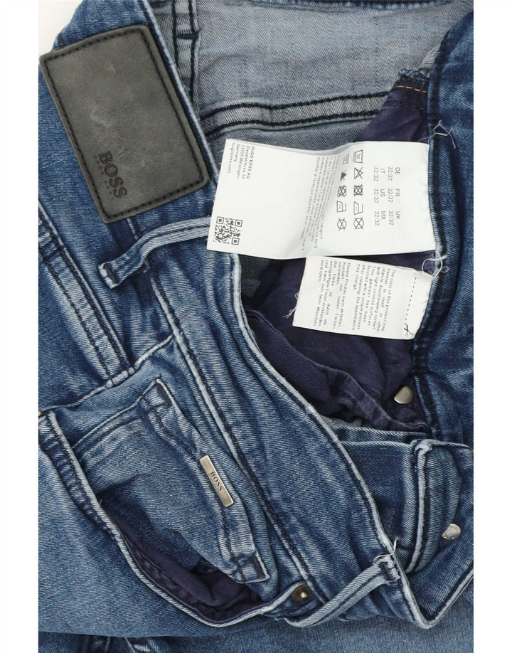 Blugi slim pentru femei Hugo Boss W32 L32 Bumbac albastru