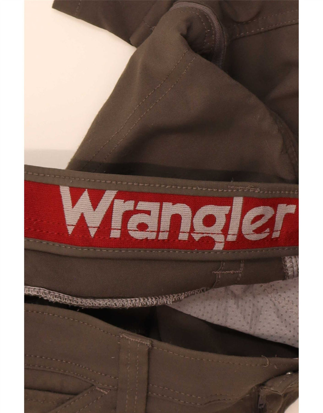 Pantaloni cargo drepti pentru bărbați Wrangler W32 L32 Kaki Nylon