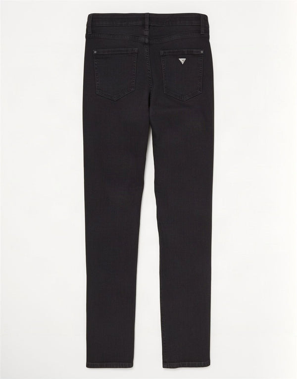 Blugi skinny pentru femei Guess cu talie super inalta W29 L28 bumbac negru